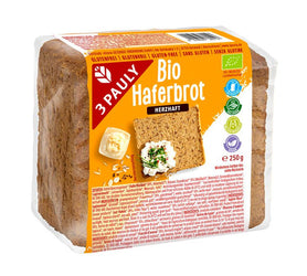 3PAULY - Haferbrot bio, herzhaft, 250g