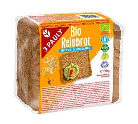 3-Pauly - Reisbrot mit Lein-& Chiasamen bio, 250g