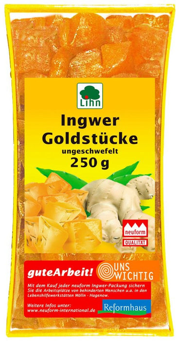 Lihn - Ingwer Goldstücke 250g