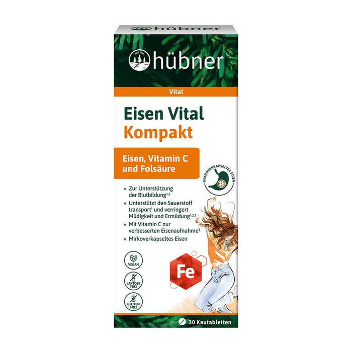 Hübner - Eisen Vital Kompakt Kautabletten 30 Stück