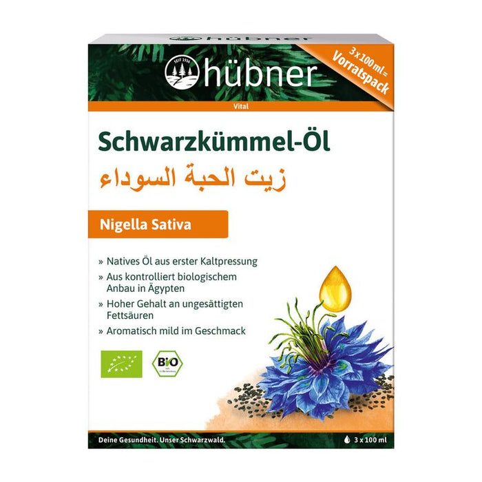 Hübner - Schwarzkümmel-Öl bio 3 x 100 ml