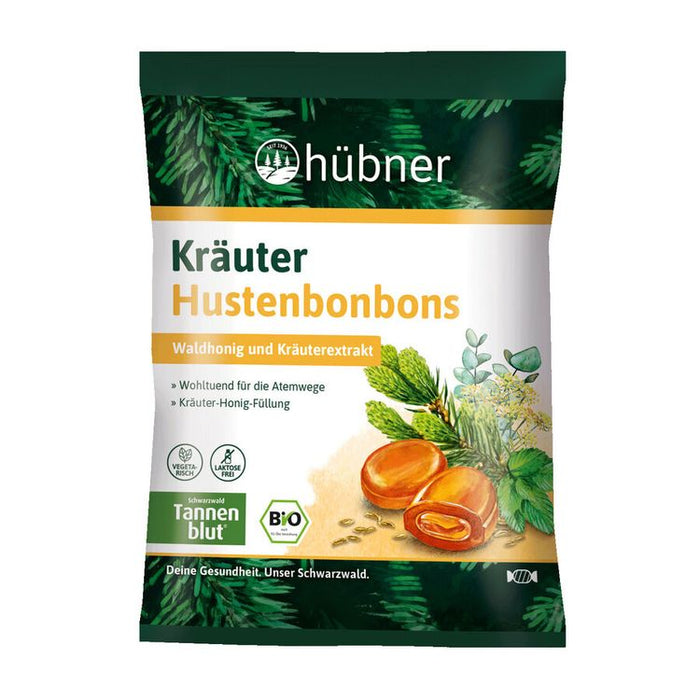 Hübner - Kräuter Hustenbonbons BIO 75g