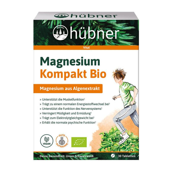 Hübner - Magnesium Kompakt 30 Tabletten