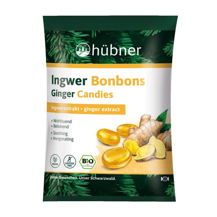 Hübner - Ingwer Bonbons bio vegan 70g