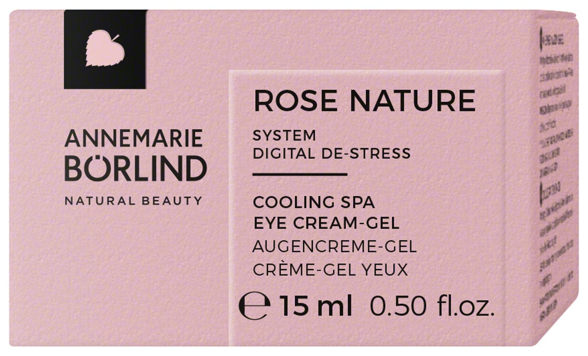 ANNEMARIE BÖRLIND - ROSE NATURE COOLING SPA EYE CREAM-GEL, 15ml