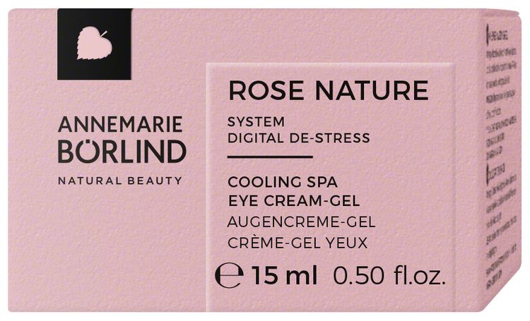ANNEMARIE BÖRLIND ROSE NATURE COOLING SPA EYE CREAM-GEL, 15ml