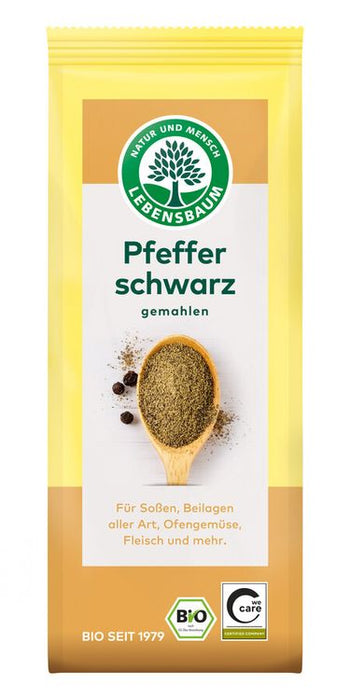 Lebensbaum - Schwarzer Pfeffer gemahlen bio, 50g