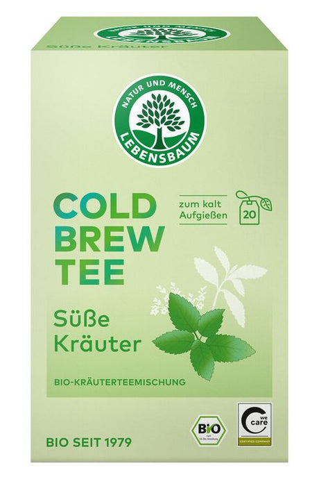 LEBENSBAUM - Cold Brew Tee Süße Kräuter bio, 20 Teebeutel (30 g)