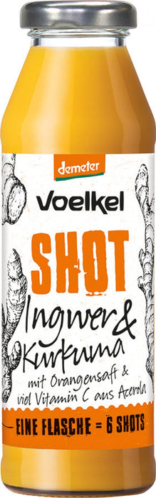 Voelkel - Shot Ingwer & Kurkuma, demeter, 280ml