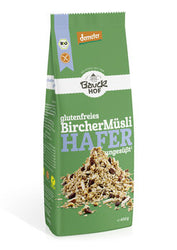 Bauck -  Hafermüsli Bircher glutenfrei, Demeter 450g
