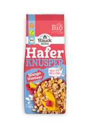 Bauck Mühle - Hafer Knusper Müsli Mango Himbeere Bio gf, 285g