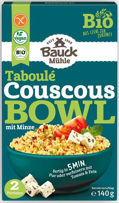 Bauck Mühle - Couscous Bowl Taboulé 140g Bio gf, 140g
