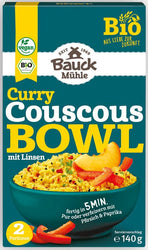 Bauck Mühle - Couscous Bowl Curry mit Linsen Bio, 140g