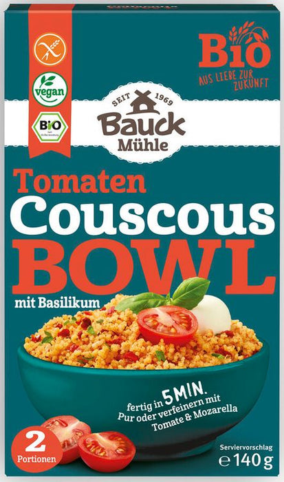 Bauck Mühle - Couscous Bowl Tomate 140g Bio gf, 140g