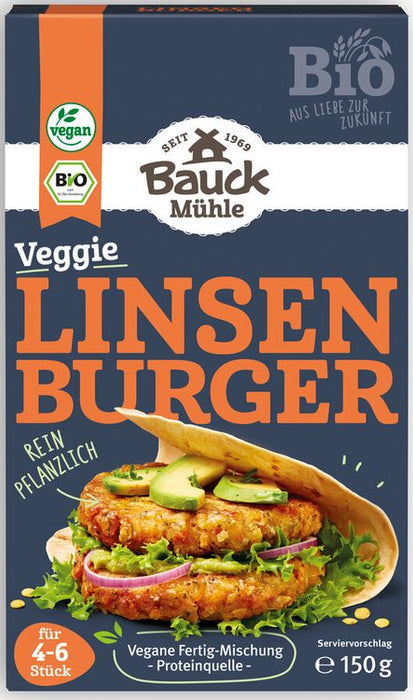 Bauck Mühle - Linsen Burger Bio, 150g
