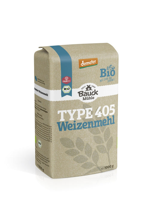 Bauck - Weizenmehl Typ 405, demeter 1000g