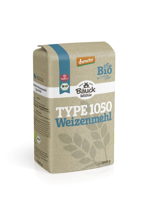 Bauck Mühle - Weizenmehl Type 1050 Demeter, 1000g