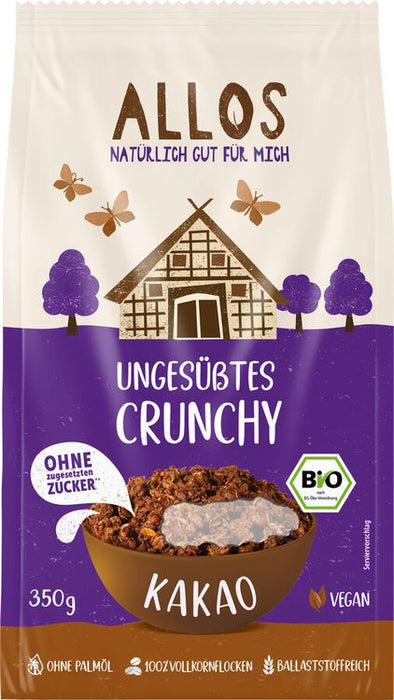 Allos - Ungesüßtes Crunchy Kakao bio vegan, 350g