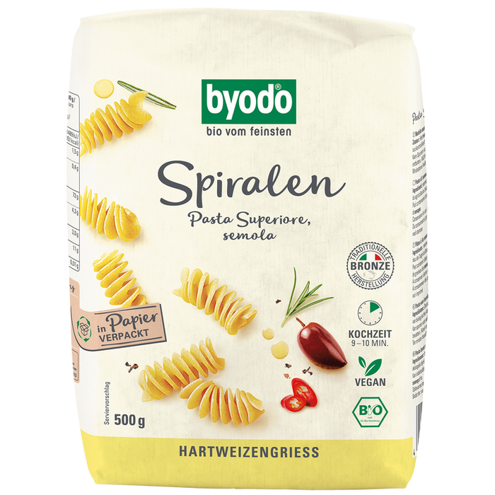 Byodo - Spiralen hell bio, 500g