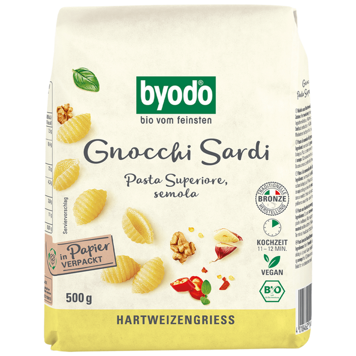 Byodo - Gnocchi Sardi hell bio, 500g