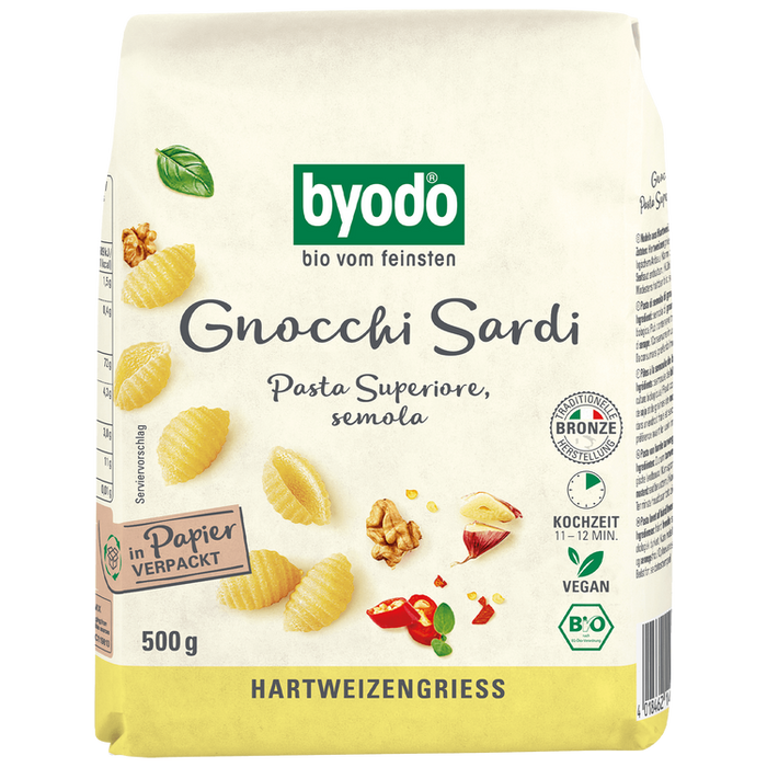 Byodo - Gnocchi Sardi hell bio, 500g