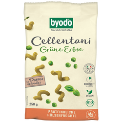 Byodo - Cellentani grüne Erbse bio, 250g