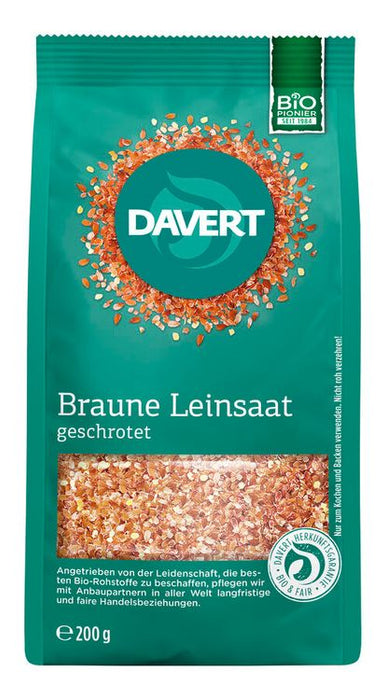 Davert - Geschrotete Leinsaat, 200g