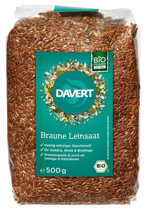 Davert - Braune Leinsaat aus Europa, 500g