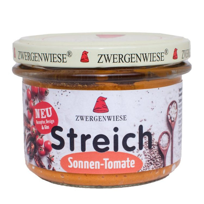 Zwergenwiese - Sonnen-Tomate Streich bio vegan 180g