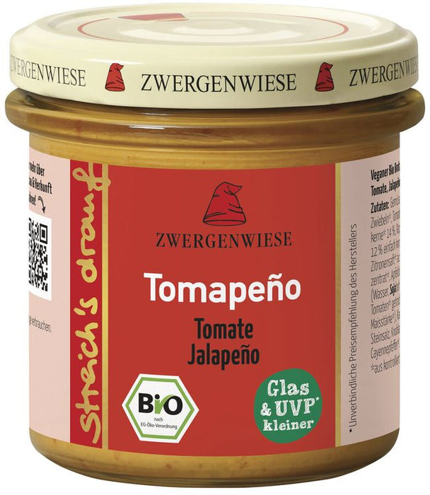 Zwergenwiese - streich's drauf Tomapeño bio vegan 135g