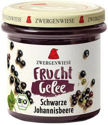 Zwergenwiese - FruchtGelee Schwarze Johannisbeere bio vegan 160g