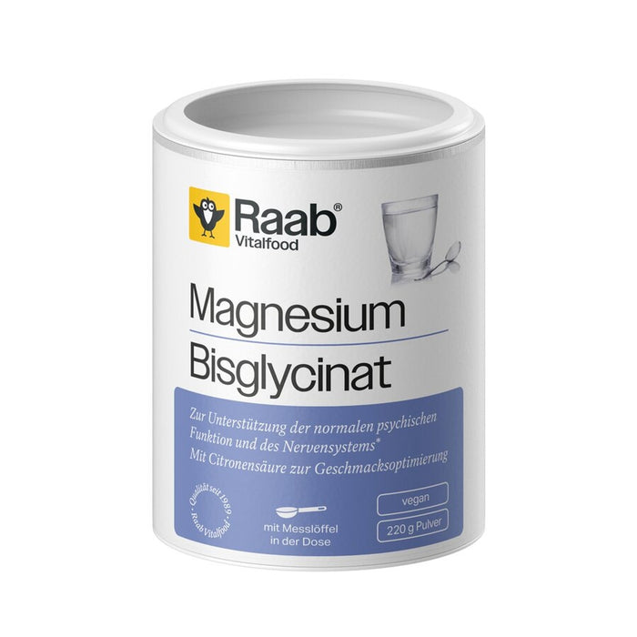 Raab Vitalfood - Magnesiumbisglycinat Pulver, 220g