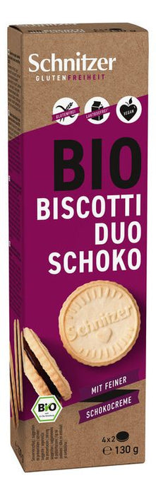 Schnitzer GLUTENFREIHEIT - Bio Biscotti Duo Schoko, 130g