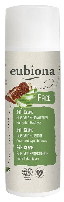 Eubiona - 24H Creme Aloe Vera-Granatapfel, 50ml