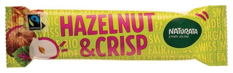 NATURATA - Hazelnut & Crisp Schokoriegel, 33g