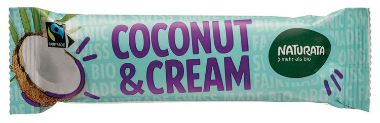 NATURATA - Coconut & Cream  Schokoriegel, 33g