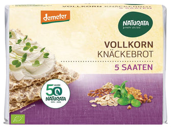 NATURATA - Vollkorn-Knäckebrot 5 Saaten, 250g