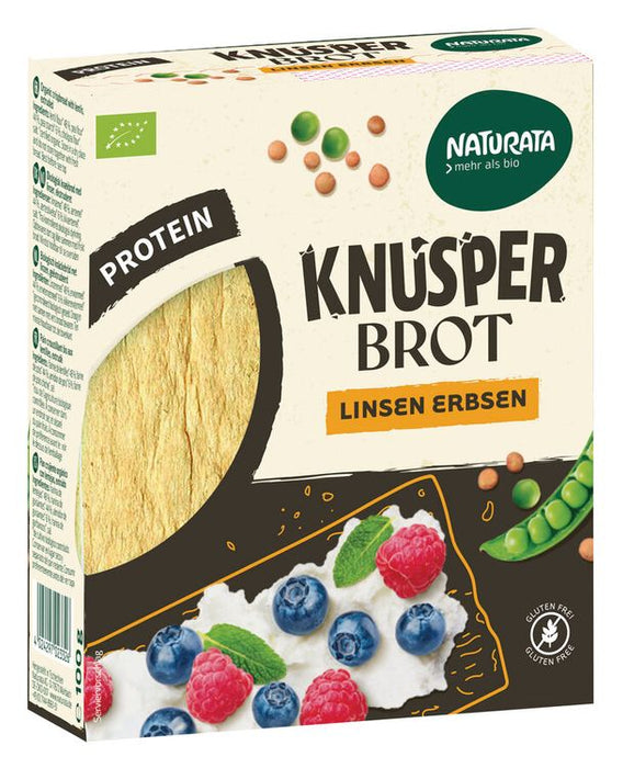 NATURATA - Knusperbrot Linsen Erbsen, kbA, 100g
