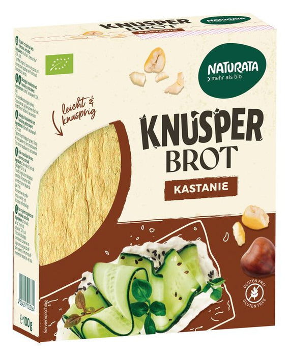 NATURATA - Knusperbrot Kastanie, kbA, 100g