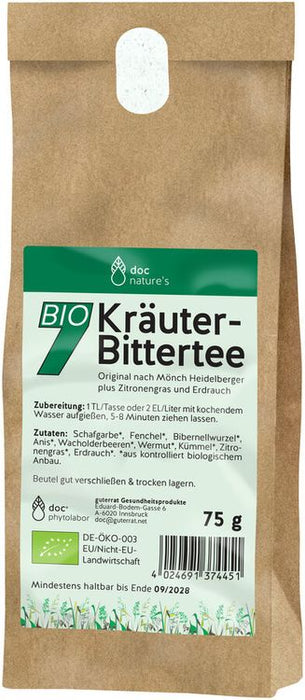 doc nature's - BIO 7 Kräuter-Bittertee, 75g