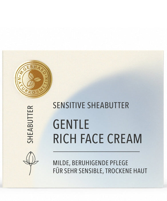 Martina Gebhardt - GENTLE RICH FACE CREAM - Sensitive Sheabutter, 50ml