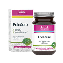 GSE - Folsäure Compact (Bio), 120 Tabl. à 280 mg, 34g
