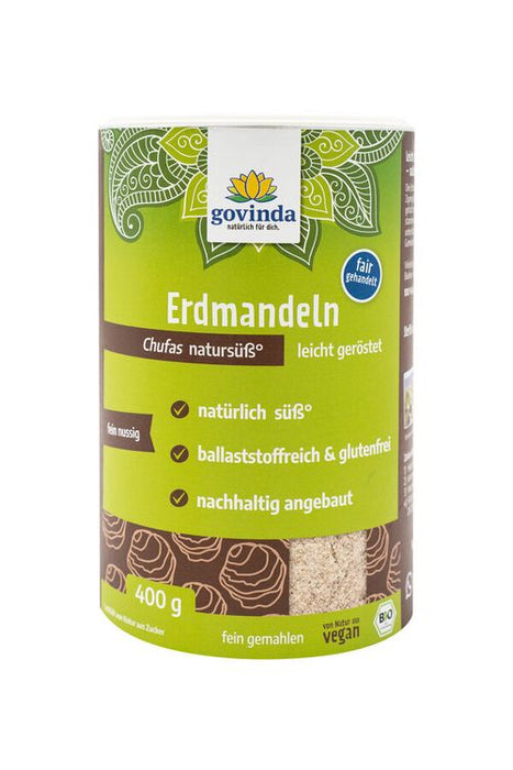 Govinda - Erdmandeln leicht geröstet,  gemahlen, 400g