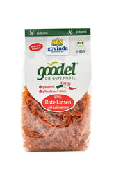 Govinda - goodel DIE GUTE NUDEL Fusilli Rote Linsen, 250g