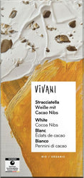 Vivani - Stracciatella Weiße mit Cacao Nibs, 80g