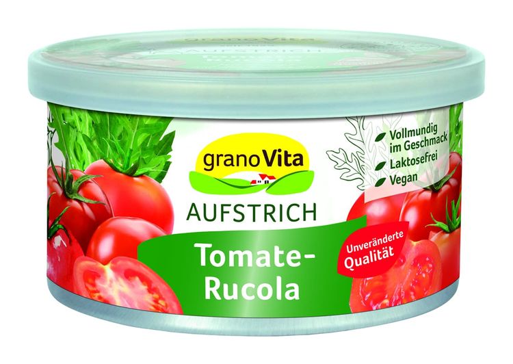GranoVita - vegetarische Pastete Tomate Rucola 125g