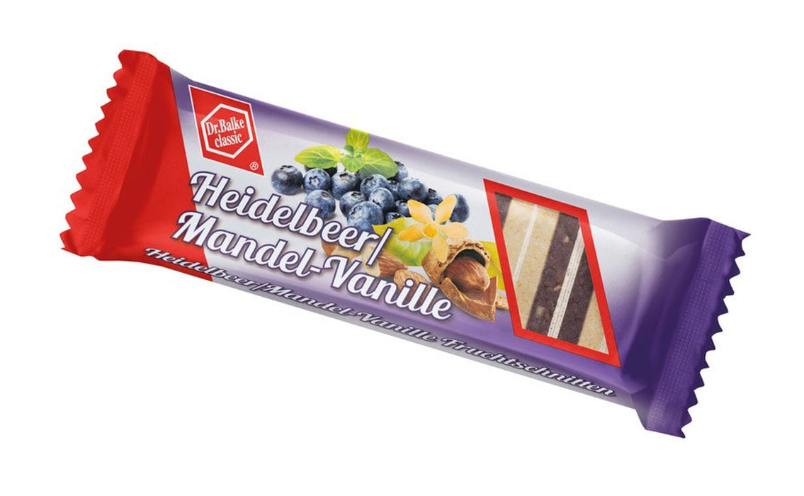 Dr. Balke - Heidelbeer/Mandel-Vanille-Fruchtschnitten 100g