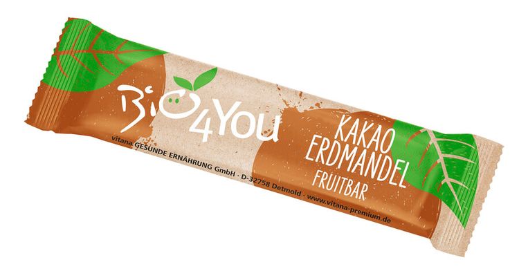 Bio4You - Kakao-Erdmandel Fruchtriegel, 30g