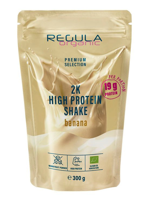 Regula Organic - Protein Shake 2K banana, Bio, 300g