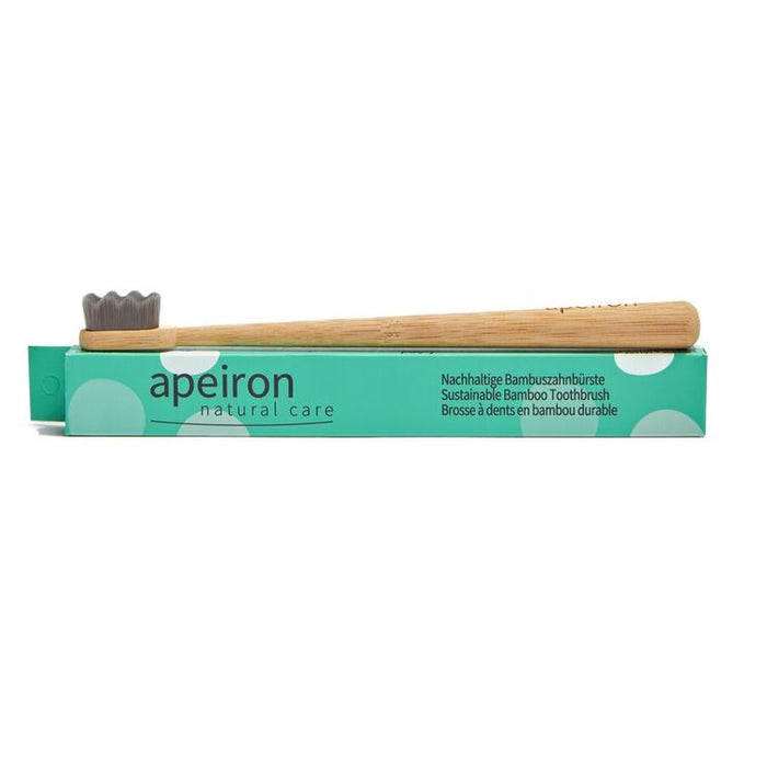 Spa Vivent - Apeiron Finident Bambus-Zahnbürste, schwarz